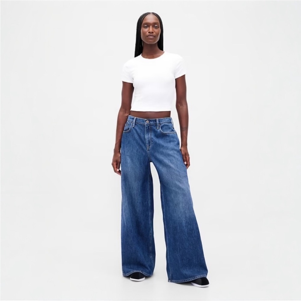 GAP Low Slung Extra Baggy Jeans NWT 28/6 Petite
